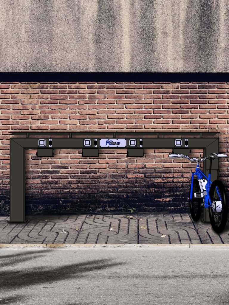 Outdoor E-Bike Ladebrücke 6-Fach